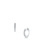 Orecchini a cerchio con brillanti 0,06 ct - Foto 1