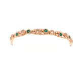 Bracciale pietrasanta rosè blu e quarzo rosa - Foto 1