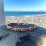 Bracciale pietrasanta rosè blu e quarzo rosa - Foto 4