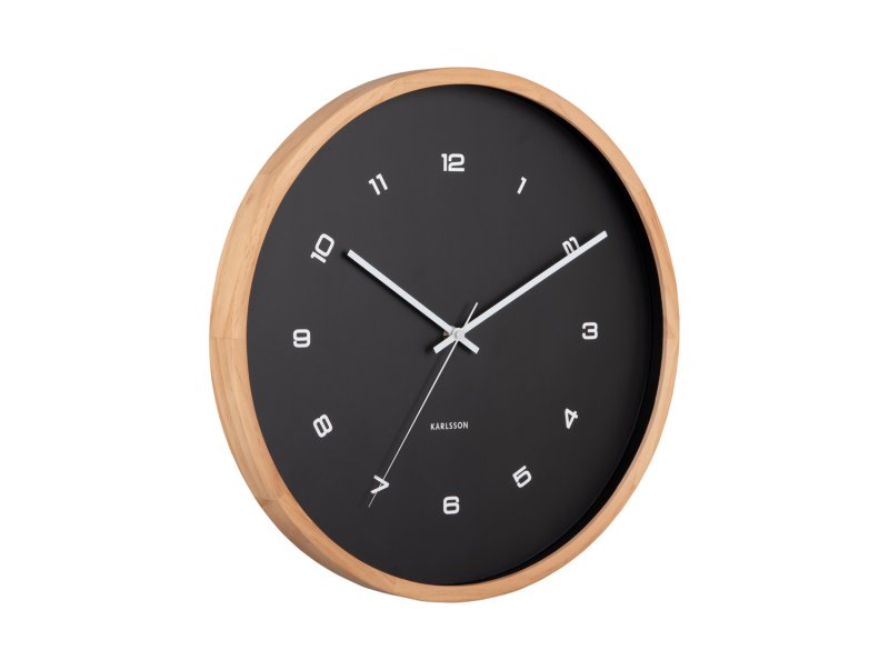Wall clock modesta black 41,5 cm