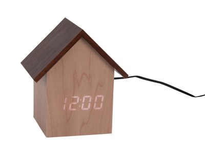 Sveglia cucù led wood