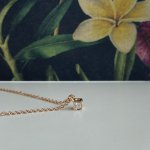 Girocollo cube in oro rosa e brillante 0,05 ct - Foto 4