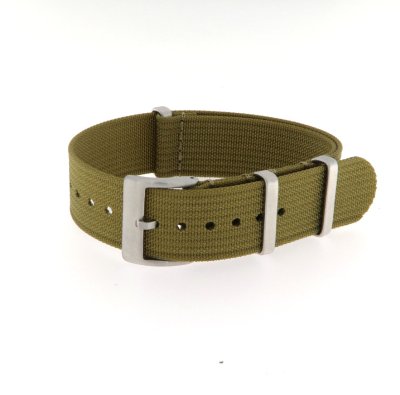 Cinturino nato metal in nylon kaki