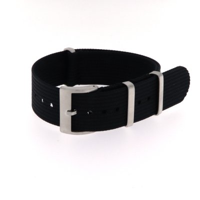 Cinturino nato metal in nylon nero