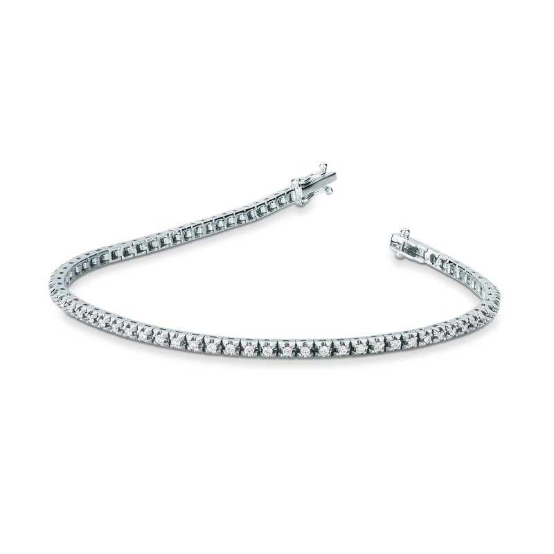 Bracciale tennis con brillanti 0,65 ct
