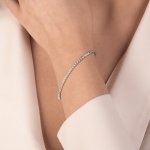 Bracciale tennis con brillanti 0,65 ct - Foto 2