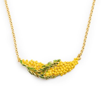 Mini collier mimosa