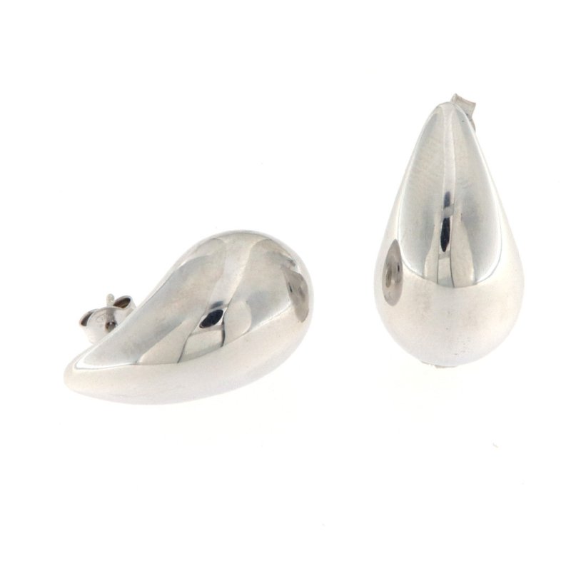 Orecchini a goccia in argento tg m