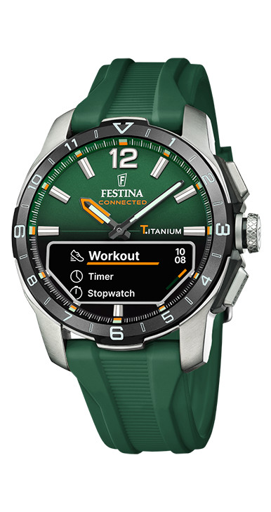 Smartwatch titanium verde