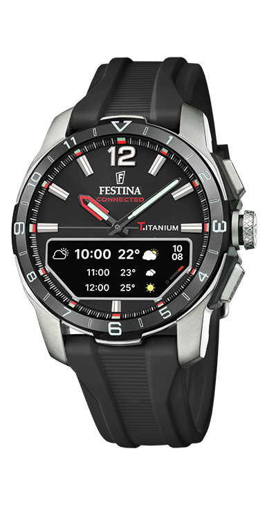 Smartwatch titanium nero