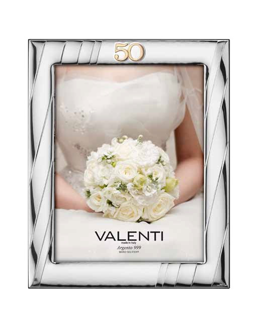 Cornice 50° anniversario 15x20 cm