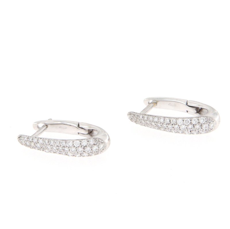 Orecchini a goccia con brillanti 0,50 ct