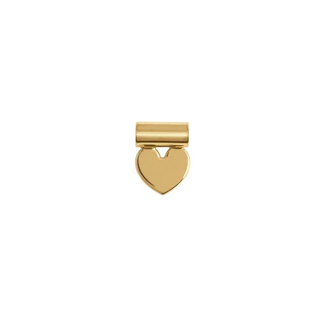 Seimia simbolo cuore in oro giallo