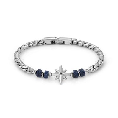 Bracciale atlante rosa dei venti sodalite