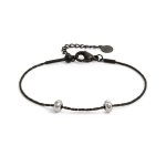 Seimia bracciale in acciaio nero con stopper - Foto 1