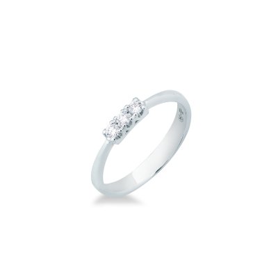 Anello trilogy 0,13 ct