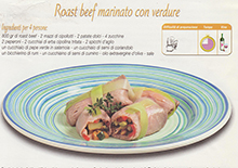 Roast beef marinato
